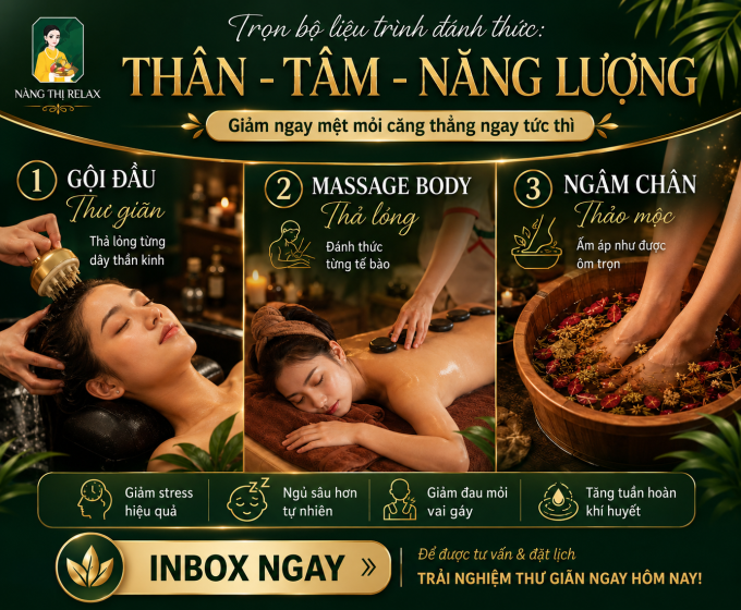 Địa Chỉ Gội Đầu Thư Giãn Tân Phú Giúp Bạn Nạp Lại Năng Lượng
